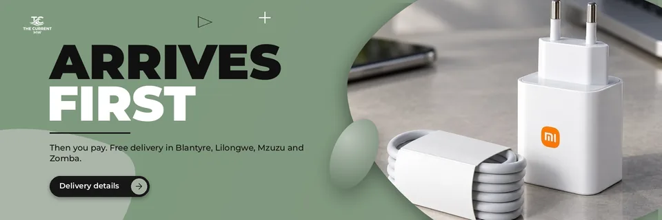 Arrives first. Then you pay. Free delivery in Blantyre, Lilongwe, Mzuzu and Zomba.