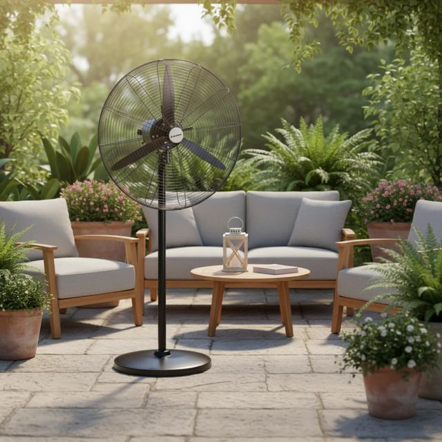 20" Pedestal Floor Fan