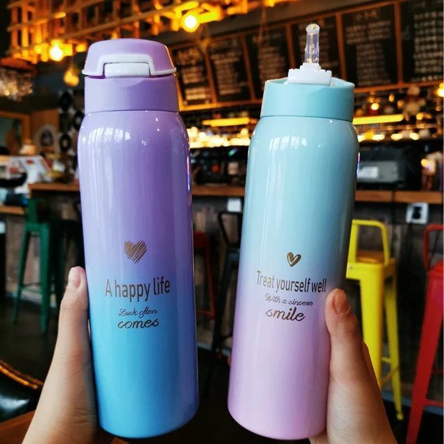 Gradient Pastel Insulation Flask
