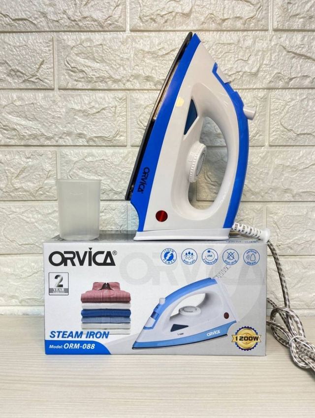 Orvica Steam Iron - White Blue