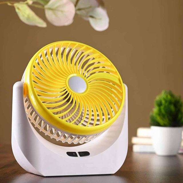 Rechargeable Table Fan With Lamp, chithunzi 2