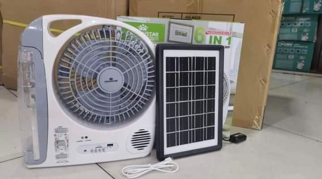 Solar Emergency Fan - Multifunctional